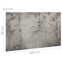 Magneetbord wandgemonteerd 100x60 cm glas