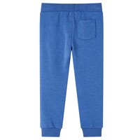 Kinderjoggingbroek 104 gem&ecirc;leerd blauw