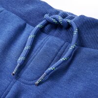 Kinderjoggingbroek 104 gem&ecirc;leerd blauw