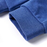 Kinderjoggingbroek 104 gem&ecirc;leerd blauw