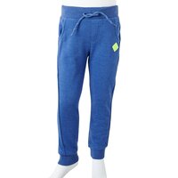 Kinderjoggingbroek 104 gem&ecirc;leerd blauw