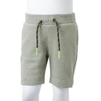 Kindershorts met trekkoord 128 gem&ecirc;leerd lichtkakikleurig