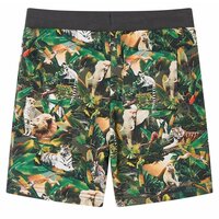 Kindershort met trekkoord 92 oudpetrol