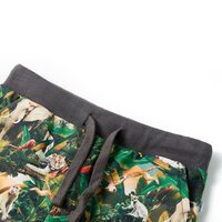 Kindershort met trekkoord 92 oudpetrol