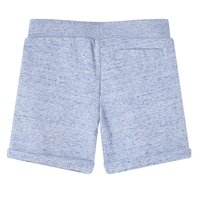 Kindershorts met trekkoord 92 gem&ecirc;leerd blauw