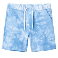 Kindershorts met trekkoord 104 zachtblauw