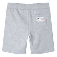 Kindershorts met trekkoord 92 grijs