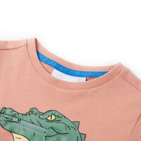 Kindershirt 92 lichtoranje