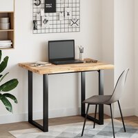 Bureaublad 120x70x4 cm onbehandeld massief acaciahout