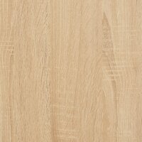 Wandrek 3-laags 30x25x100 cm bewerkt hout sonoma eikenkleurig