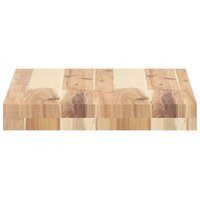 Wandschappen 4 st zwevend 60x30x4 cm onbehandeld acaciahout