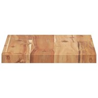 Wandschappen 3 st zwevend olieafwerking 40x20x2 cm acaciahout