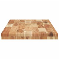 Wandschappen 4 st zwevend olieafwerking 120x40x4 cm acaciahout