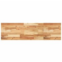 Wandschappen 4 st zwevend olieafwerking 120x40x4 cm acaciahout