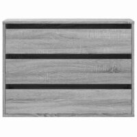 Ladekast 80x41x58 cm bewerkt hout grijs sonoma eikenkleurig