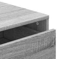 Ladekast 80x41x58 cm bewerkt hout grijs sonoma eikenkleurig