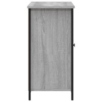 Dressoir 100x35x70 cm bewerkt hout grijs sonoma