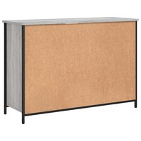 Dressoir 100x35x70 cm bewerkt hout grijs sonoma