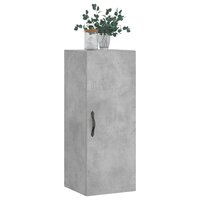 Wandkast 34,5x34x90 cm bewerkt hout betongrijs