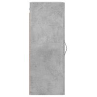 Wandkast 34,5x34x90 cm bewerkt hout betongrijs