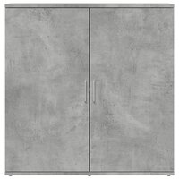 Dressoir 79x38x80 cm bewerkt hout betongrijs