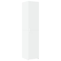 Opbergkast smal 40x42,5x225 cm bewerkt hout wit