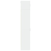 Opbergkast smal 40x42,5x225 cm bewerkt hout wit