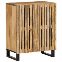 Dressoirs 3 st 60x34x75 cm massief ruw mangohout