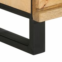 Dressoirs 3 st 60x34x75 cm massief ruw mangohout