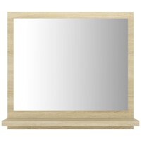 Badkamerspiegel 40x10,5x37 cm bewerkt hout sonoma eikenkleurig