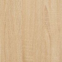 Badkamerkast 30x30x100 cm bewerkt hout sonoma eikenkleurig