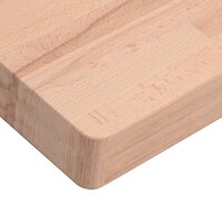 Badkamer wandschap staal en massief beukenhout