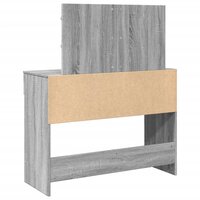 Kaptafel met LED-verlichting 100x40x120 cm grijs sonoma