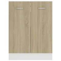 Onderkast 60x46x81,5 cm bewerkt hout sonoma eikenkleurig