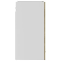 Hangkast 40x31x60 cm bewerkt hout sonoma eikenkleurig