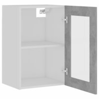 Hangkast 40x31x60 cm bewerkt hout betongrijs