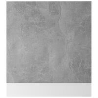 Vaatwasserpaneel 59,5x3x67 cm bewerkt hout betongrijs