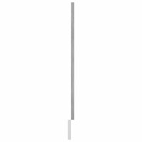 Vaatwasserpaneel 59,5x3x67 cm bewerkt hout betongrijs