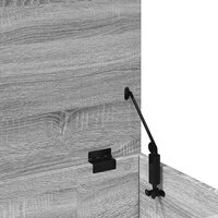 Opbergbox 100x42x46 cm bewerkt hout grijs sonoma eikenkleurig