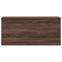 Opbergbox 100x42x46 cm bewerkt hout bruin eikenkleurig
