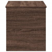 Opbergbox 100x42x46 cm bewerkt hout bruin eikenkleurig