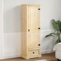 Kledingkast Corona 55x38x170 cm massief grenenhout