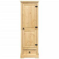 Kledingkast Corona 55x38x170 cm massief grenenhout