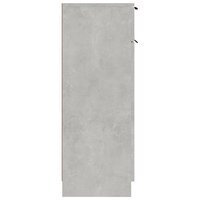Badkamerkast 32x34x90 cm bewerkt hout betongrijs