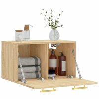 Wandkast 60x36,5x35 cm bewerkt hout sonoma eikenkleurig