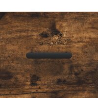 Wandkast 60x36,5x35 cm bewerkt hout gerookt eikenkleurig