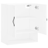 Wandkast 60x31x70 cm bewerkt hout wit