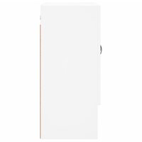 Wandkast 60x31x70 cm bewerkt hout wit