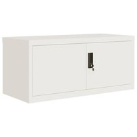 Archiefkast 90x40x180 cm staal wit