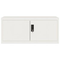 Archiefkast 90x40x180 cm staal wit